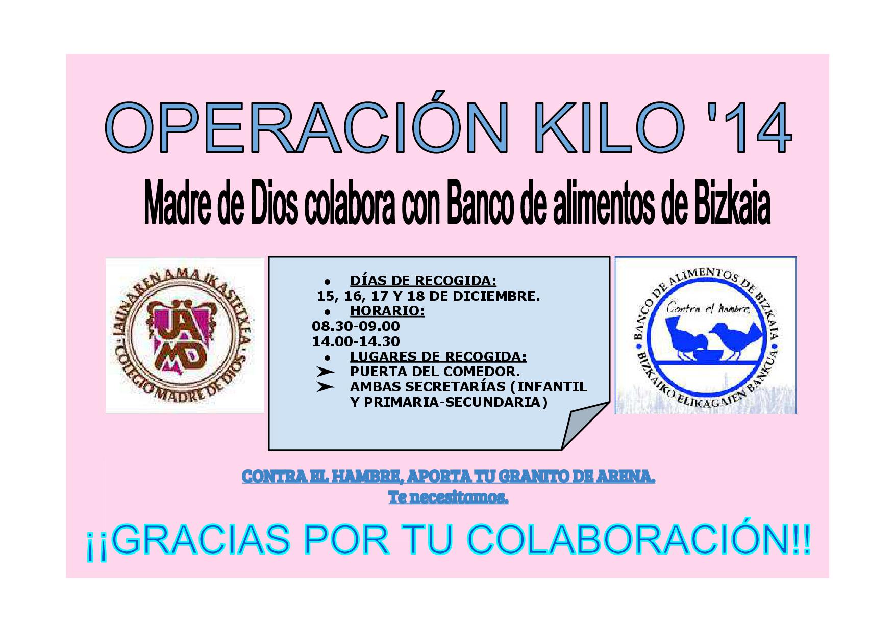 Cartel operación kilo - Dibujos de Google