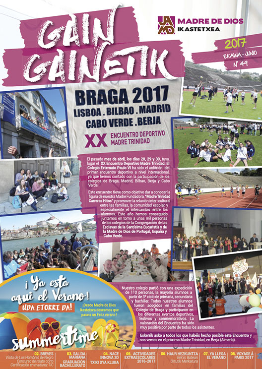 Portada Gain Gainetik Junio 2017