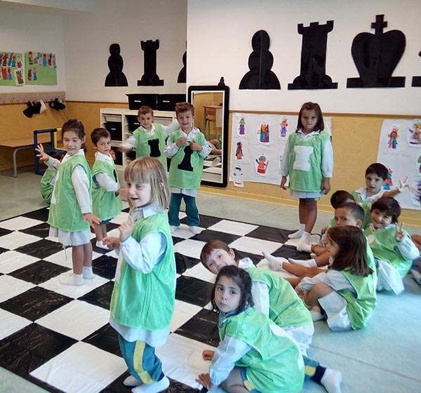 Ajedrez en el aula - Educación Infantil