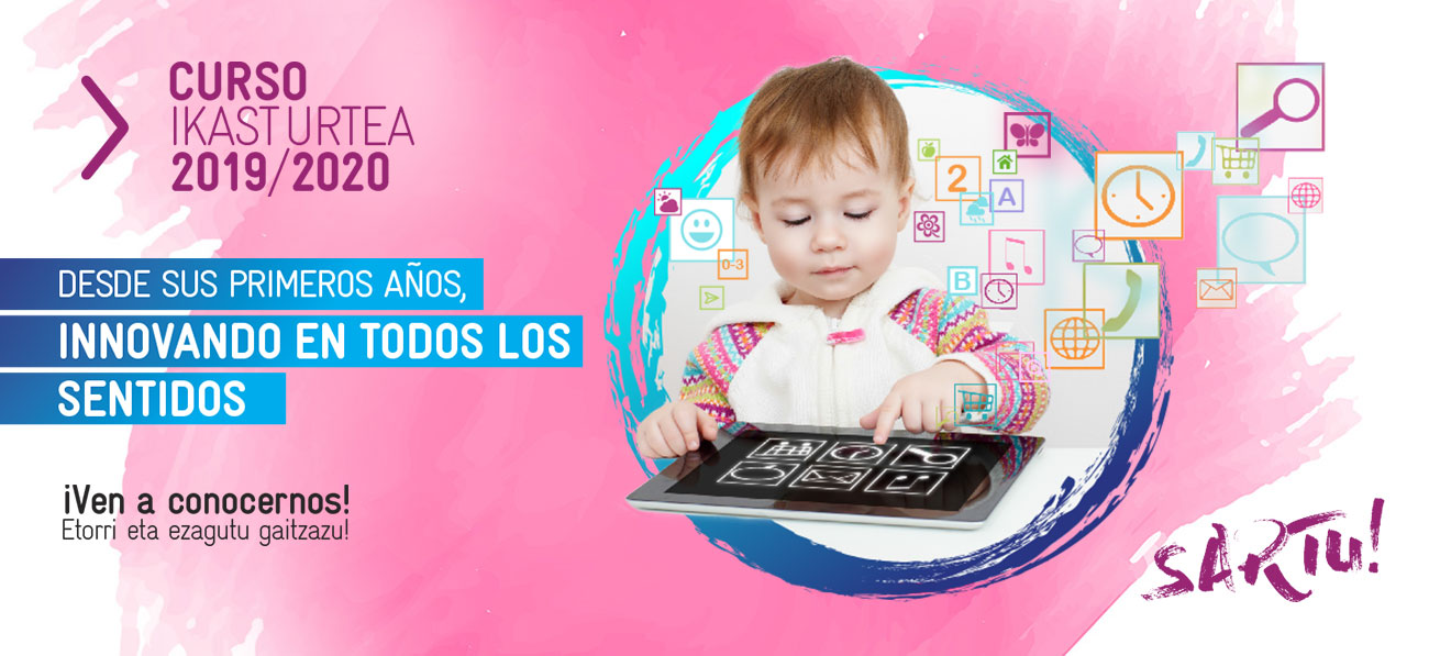 Guardería en colegio Madre de Dios Campaña de matriculación 2019-2020 en Educación Infantil - Haur Hezkuntza